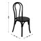 Flash Furniture Betsy Commercial Grade Black Thonet Style Solid Wood Stackable Dining Chair ZH-8003A-BLK-GG - alternate 3